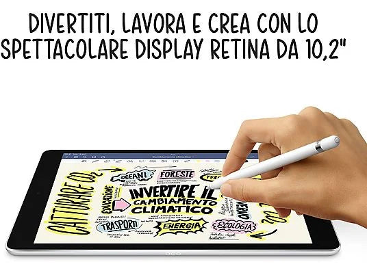 APPLE iPad 10.2'' (9ª Generazione) Wi-Fi 64GB Argento