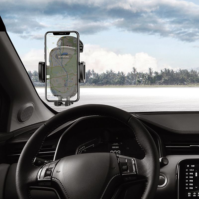 Supporto auto BH37 con ventosa nero