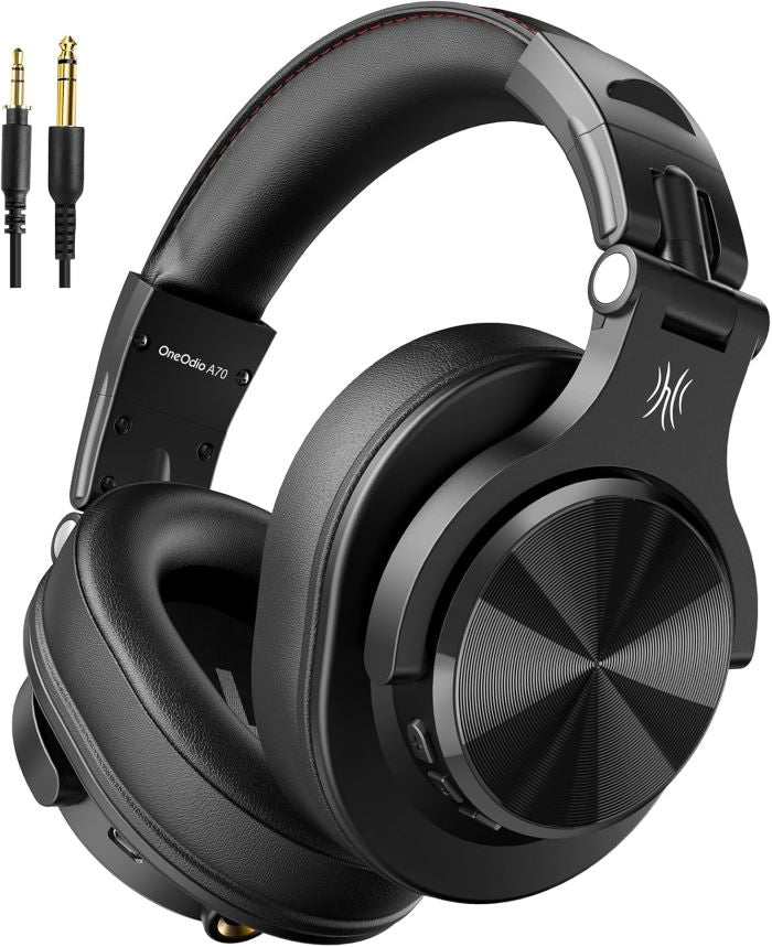 OneOdio Fusion A70 Hi-Res Cuffie DJ Wireless e c/ Cavo, Microfono Stereo Hi-Fi
