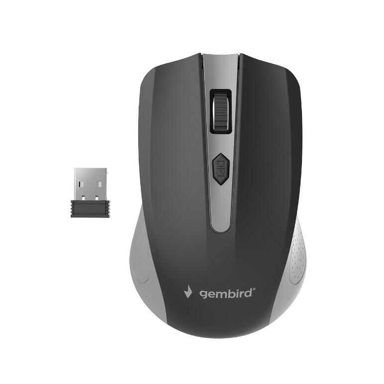 Techmade Gembird Mouse Senza Fili Space Black
