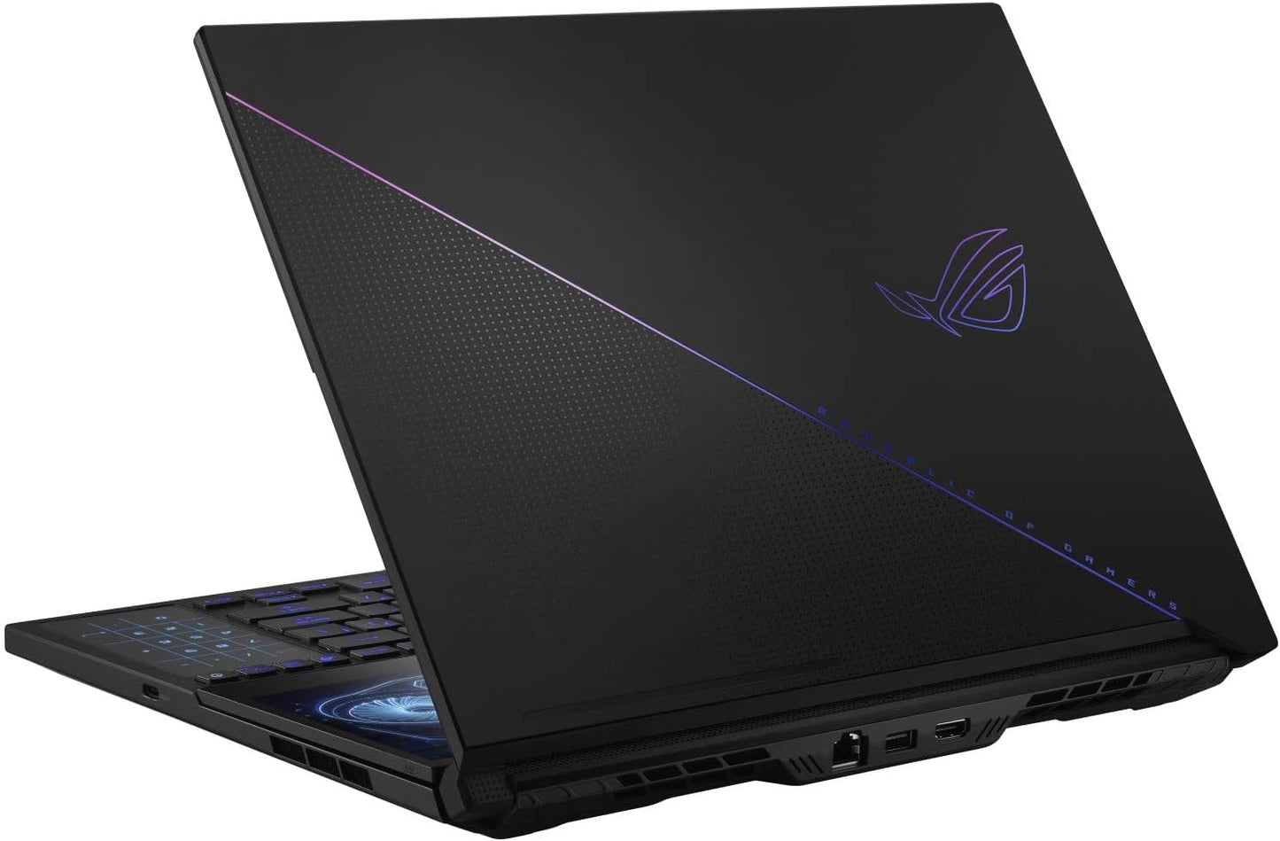 ASUS ROG ZEPHYRUS DUO 16 GX650PY 2560 * 1600 240 HZ, RYZEN 9-7945HX 32GB DDR5 SSD 2TB PCIE GeForce RTX™ 4090 16GB GDDR6, TASTIERA RETROLUMINATA WINDOWS 11, SCREENPAD PLUS 14" 3840 * 1400