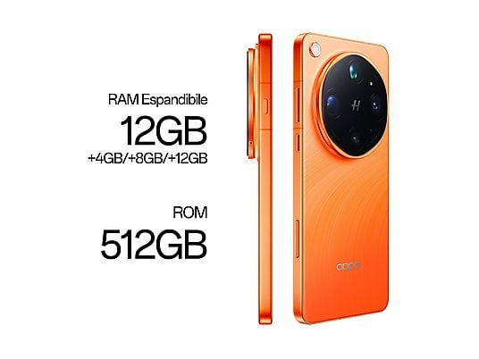 OPPO Find X9 Ultra 5G Box, 512 GB, Canyon Orange, cover Usato