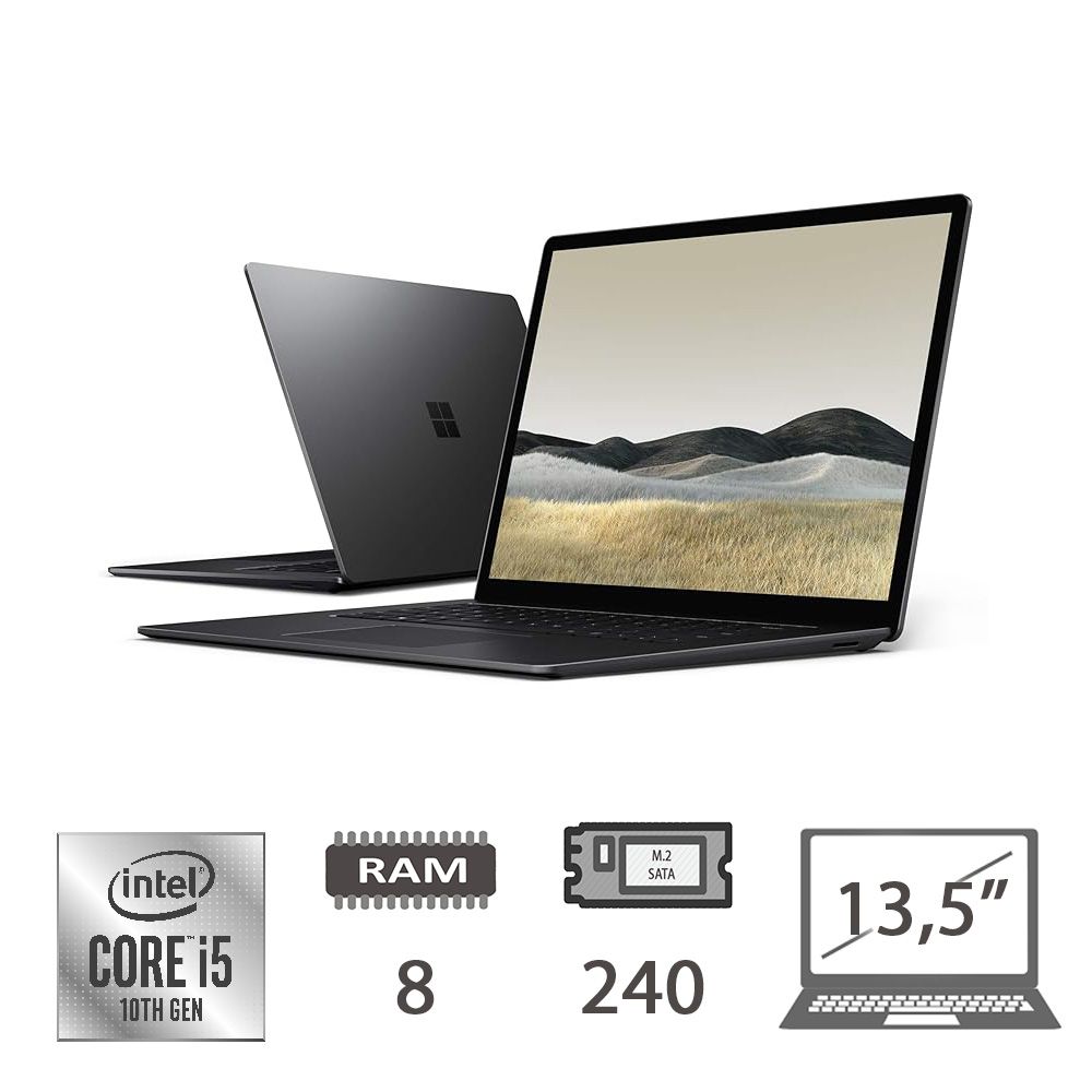 MS SURFACE LAPTOP 3 i5-1035G7 8/256 13 W10P Black- RICONDIZIONATO GRADO A